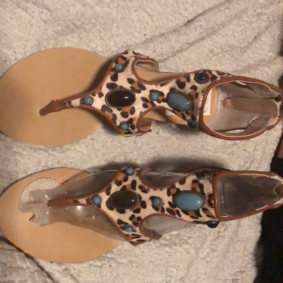 INC International Concepts Shoes - INC low edge t-strap sandal size 6.5